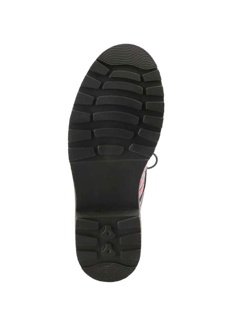 L'Artiste By Spring Step Jigsaw Oxford Shoe in Grey Multi