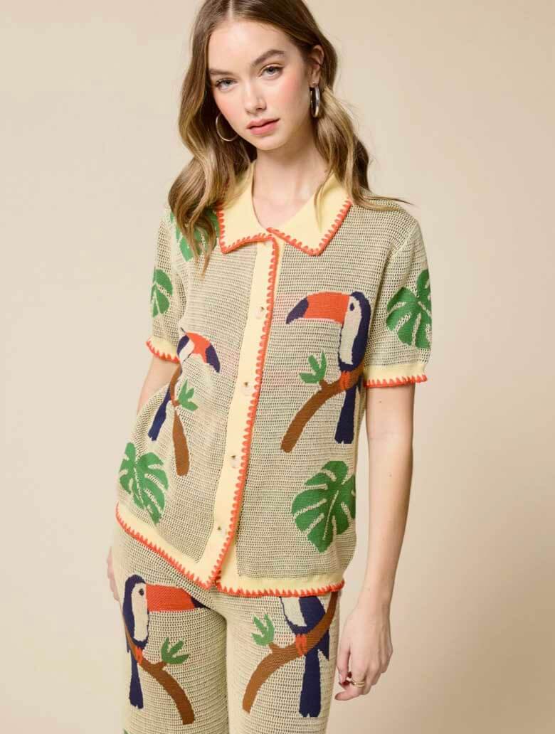 Palm Atelier Sweater Top