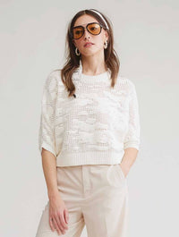 Open Knitting Sweater Top