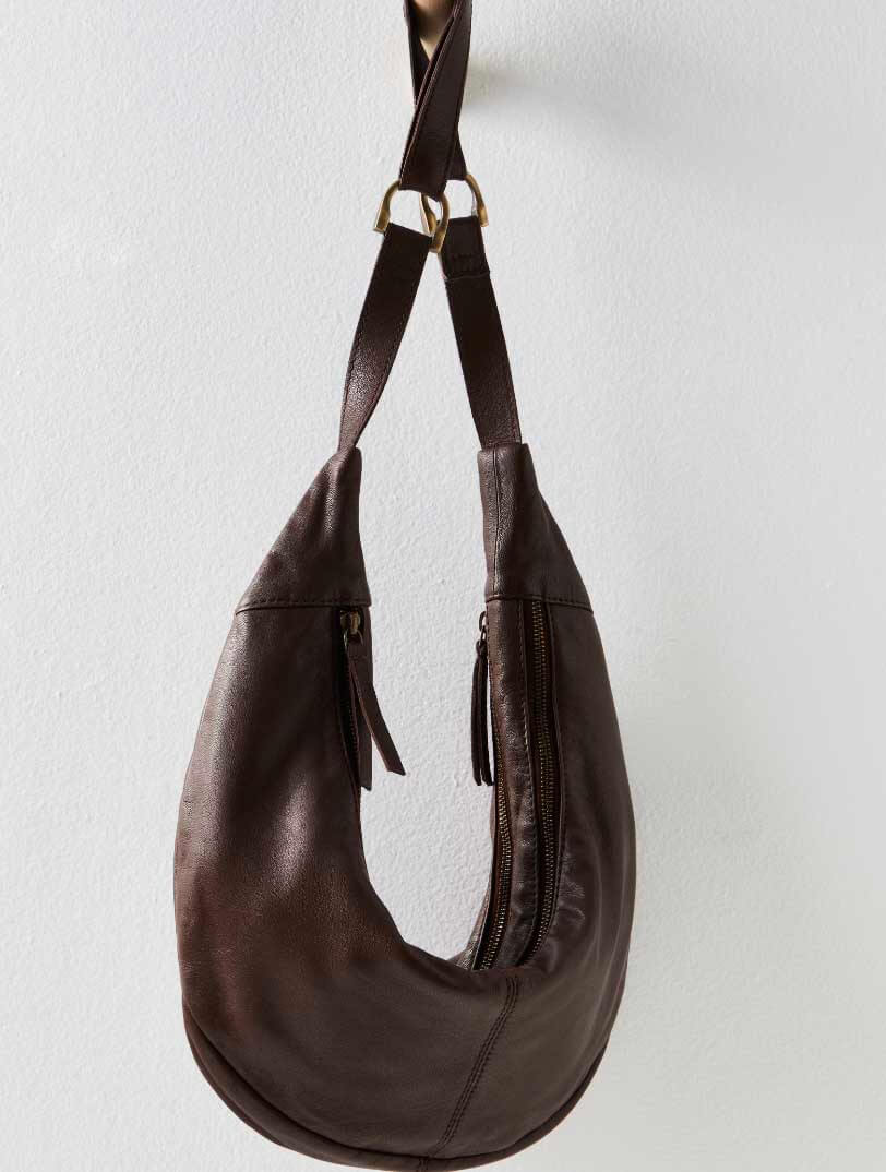 Free People Idle Hands Sling Bag in Espresso