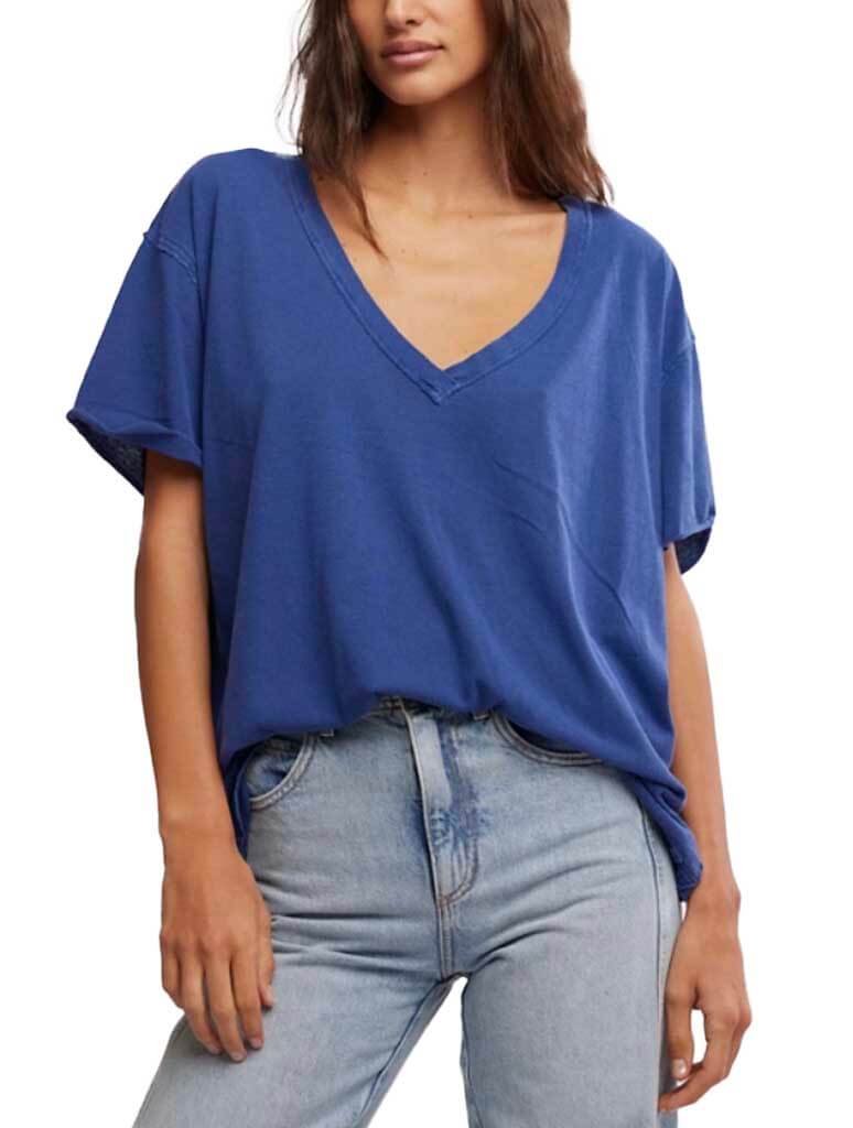 Free People Nina V-Neck Tee