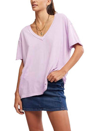 Free People Nina V-Neck Tee