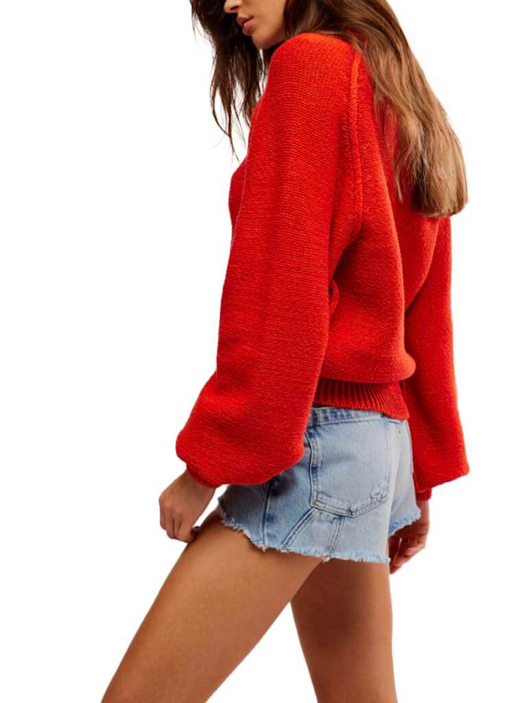 Free People Riley Pullover Sweater