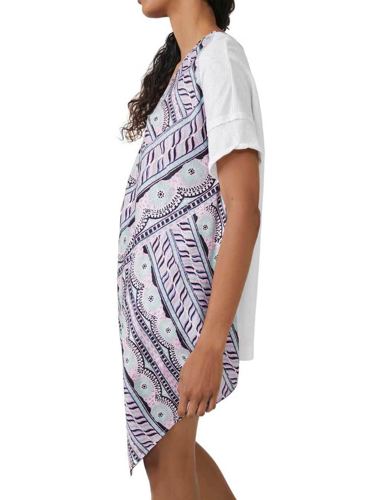 Free People Pick Your Scarf Maxi Tee in Pink Combo