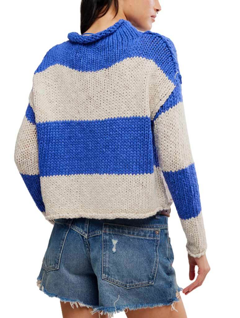 Free People Opal Rugby Stripe Sweater