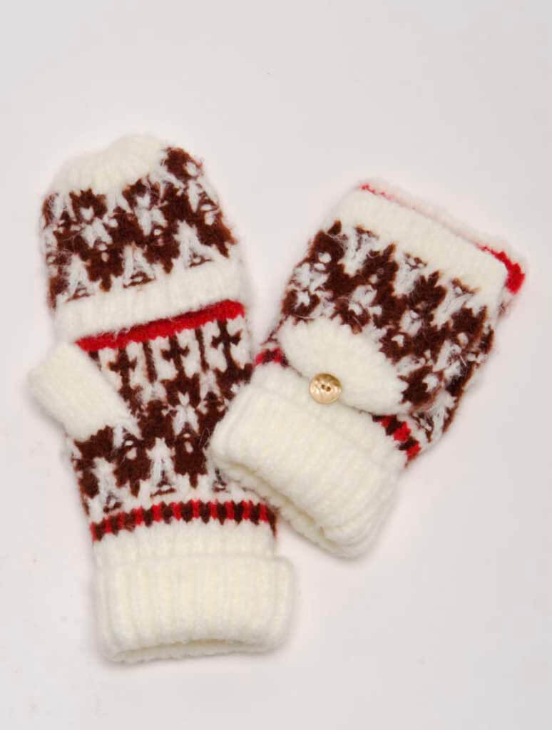 Free People First Frost Fairisle Gloves