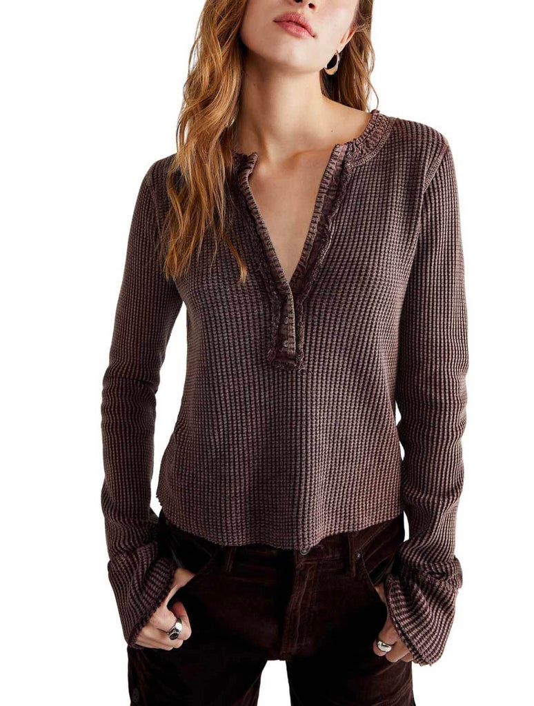 Free People Colt Top in Mole