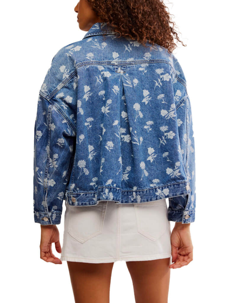 Free People Opal Swing Denim Jacket