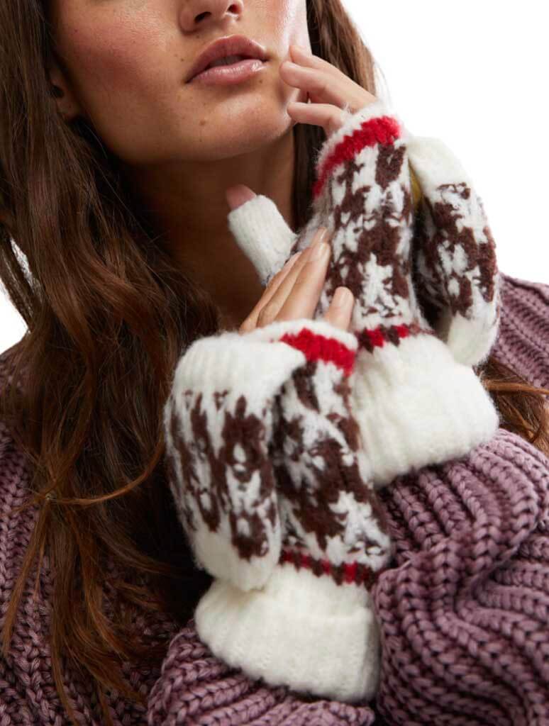 Free People First Frost Fairisle Gloves (Final Sale)