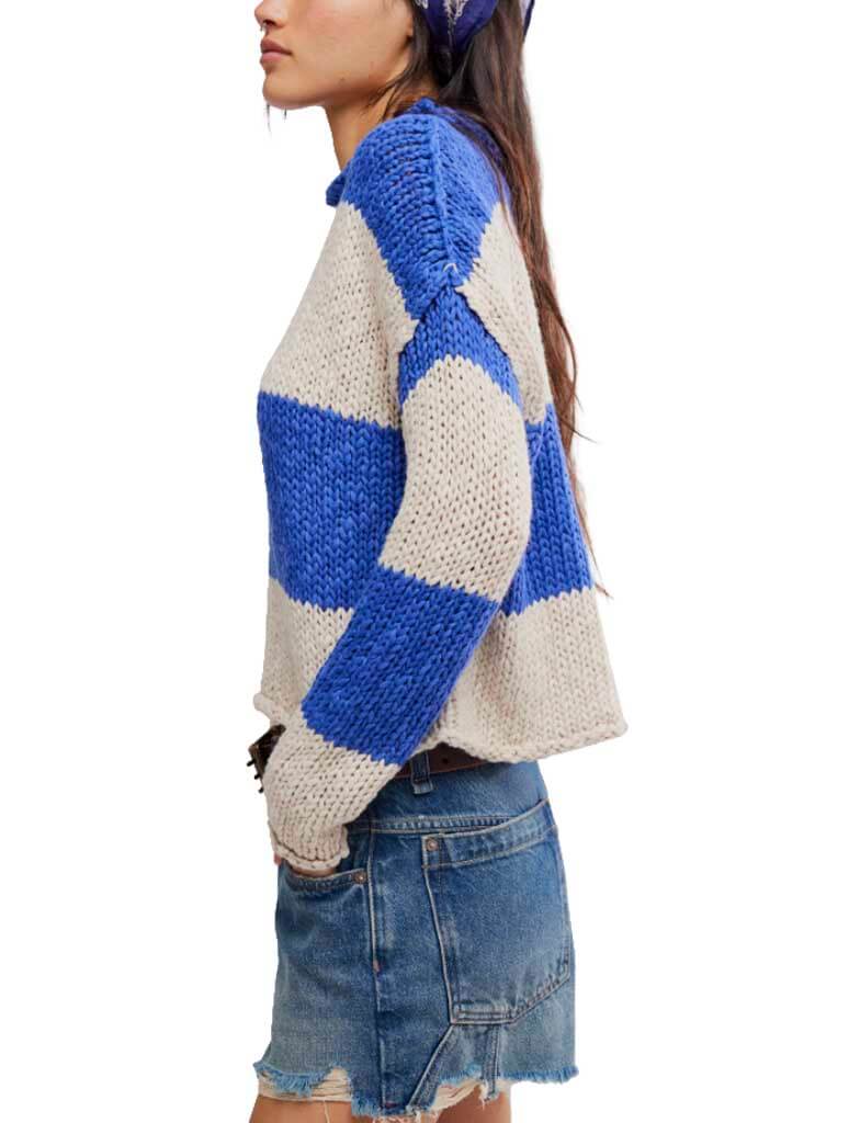 Free People Opal Rugby Stripe Sweater