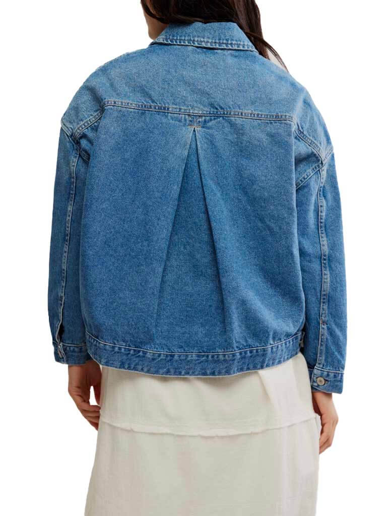 Free People Opal Swing Denim Jacket