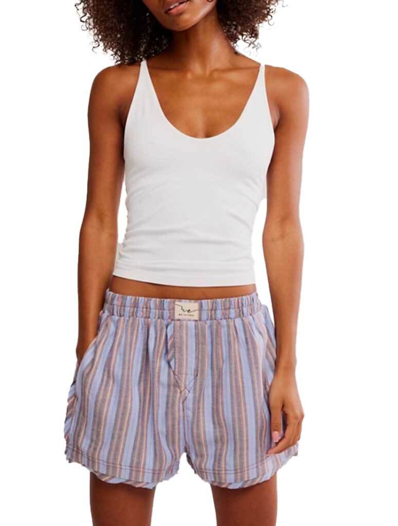 Free People Day To Day Flannel Boxer