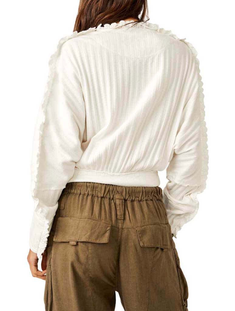 Buy Free People X Bianca Blouse In Ivory - White At 43% Off