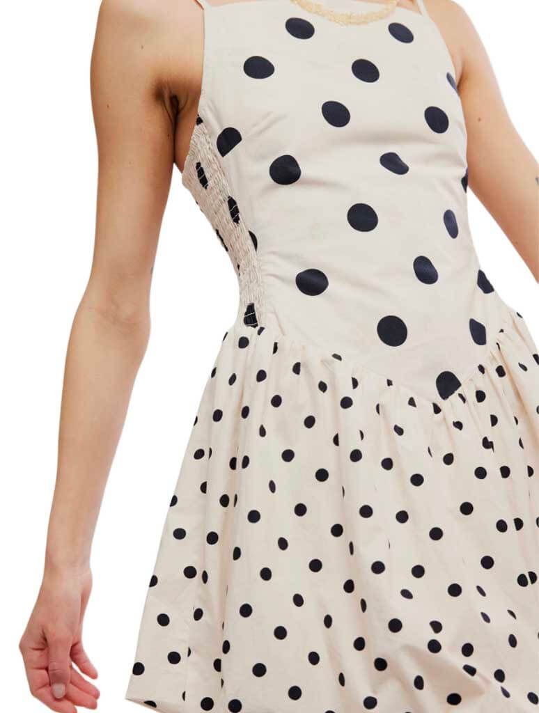 Free People Misty Mini Dress - Tea Combo / M Free People Misty Mini Dress - Tea Combo / M