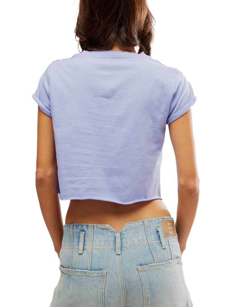 Free People The Perfect Tee in Periwinkle