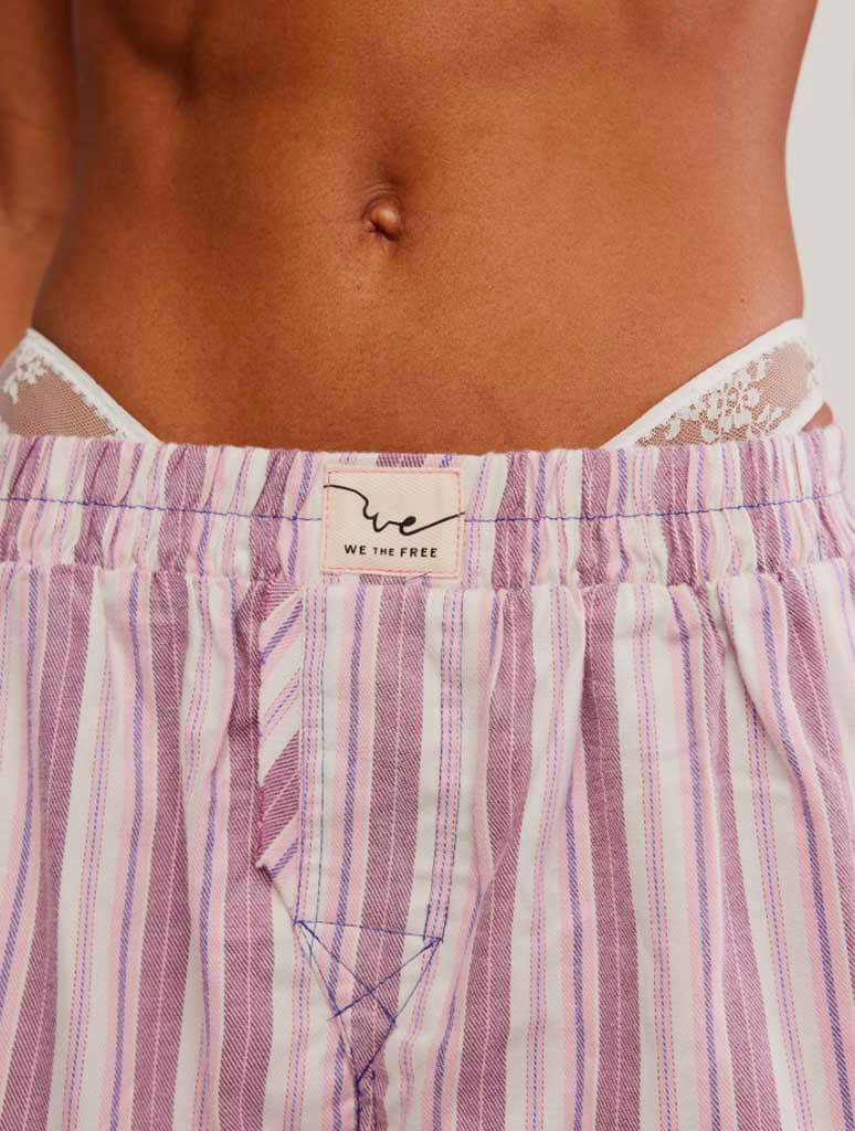 Free People Day To Day Flannel Boxer