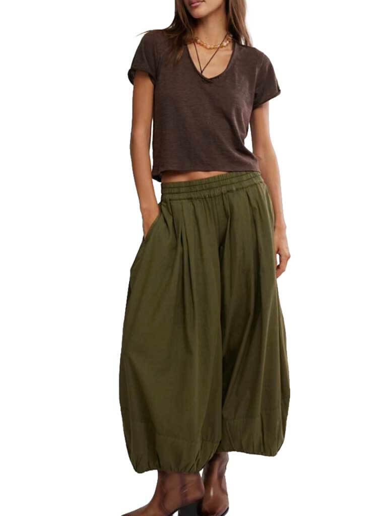 Free People Moonflower Solid Balloon Pants