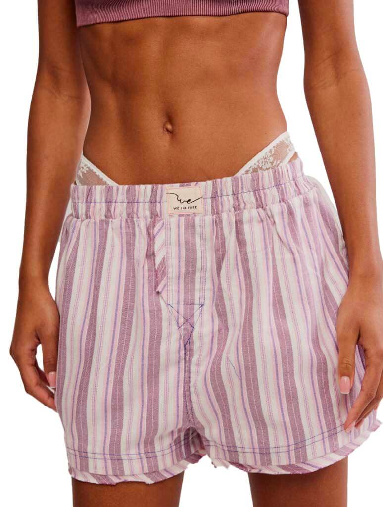 Free People Day To Day Flannel Boxer