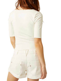 Free People Autumn Sun Top in Ivory