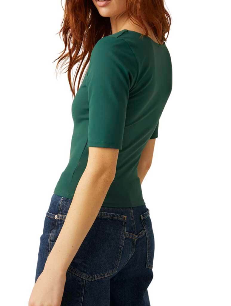 Free People Autumn Sun Top in Evergreen
