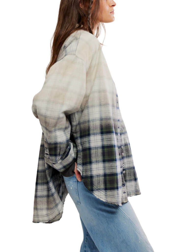 Free People Lexi Plaid Shirt