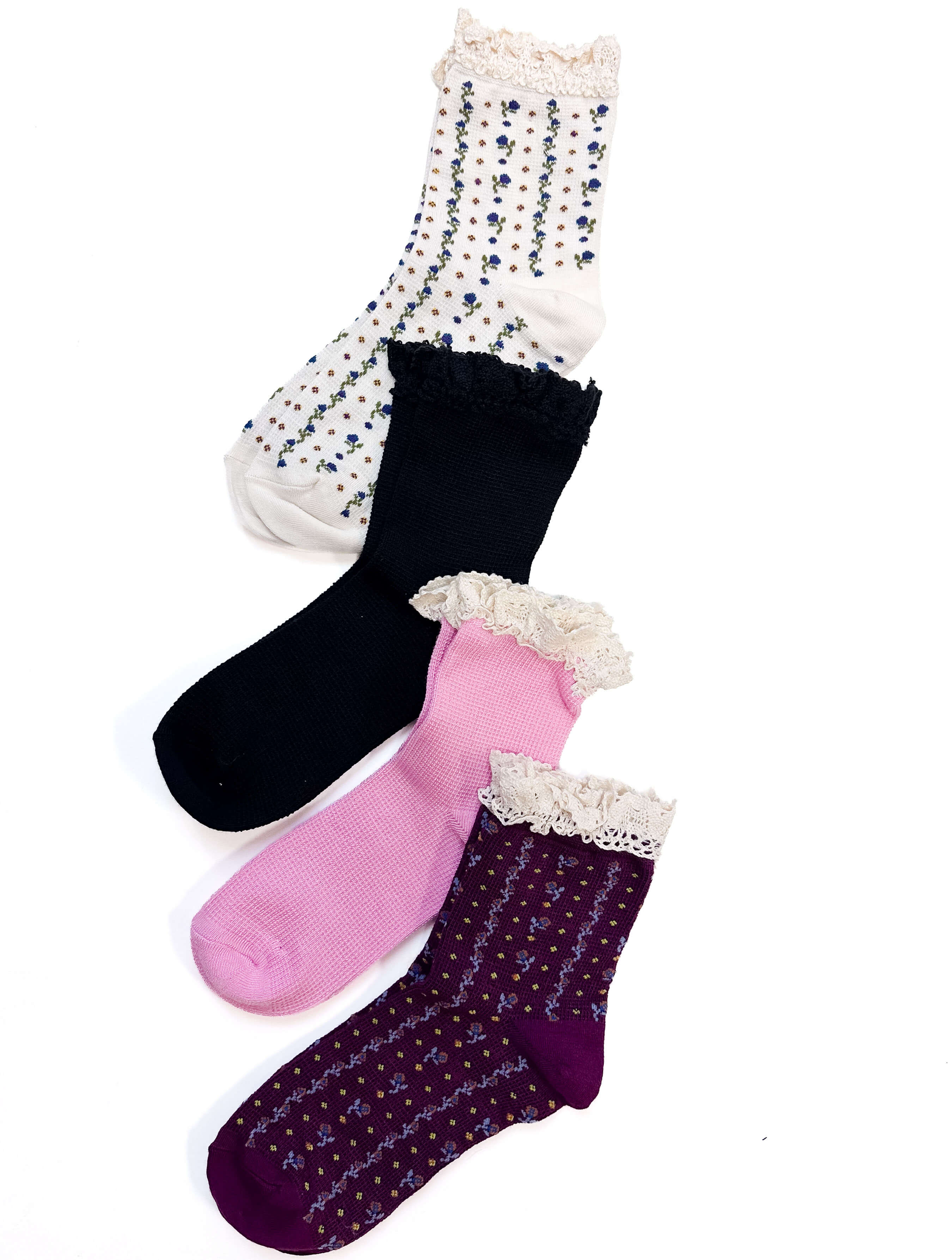 Free People Beloved Waffle Knit Ankle Sock