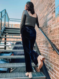 Terry Pants in Bleu Marine