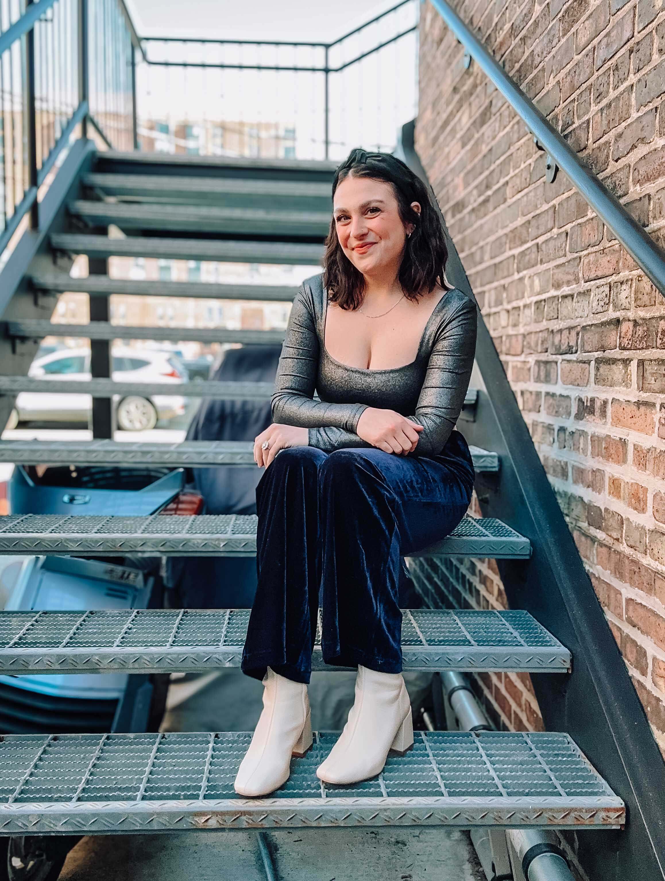 Terry Pants in Bleu Marine