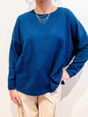 Eileen Sweater in Bleu Marine