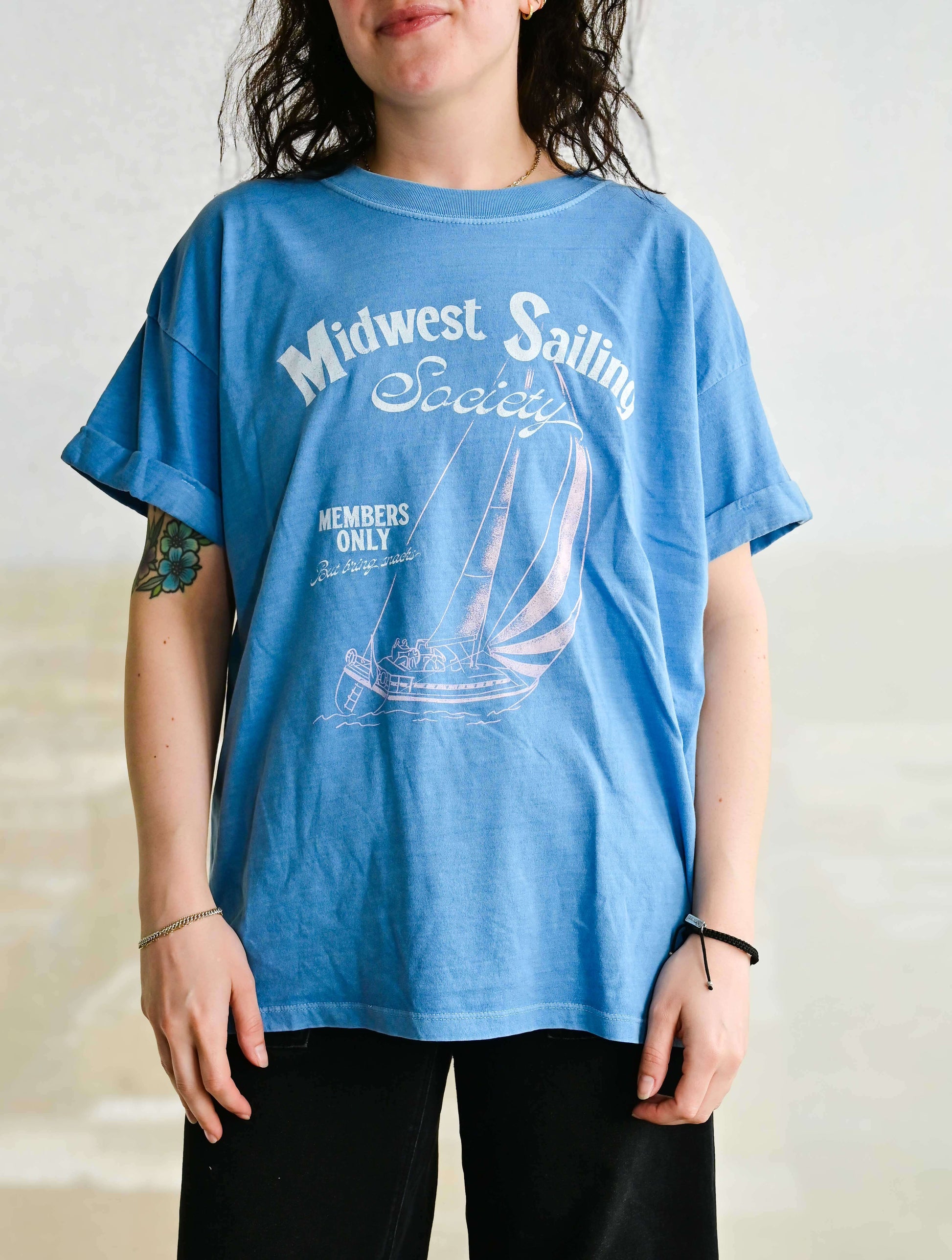 Midwest Sailing Society Boyfriend Tee