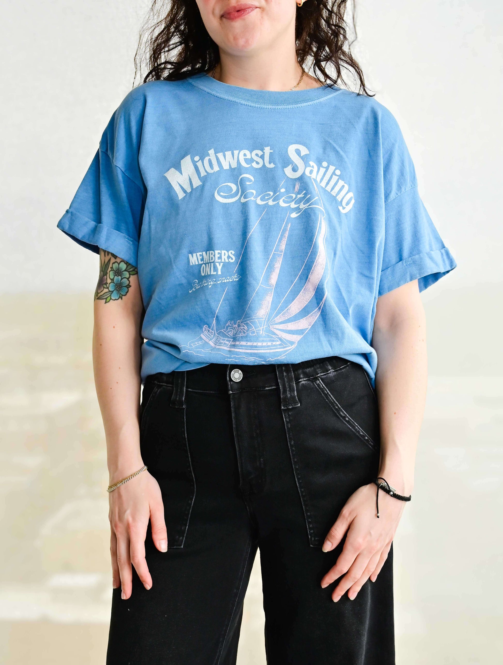 Midwest Sailing Society Boyfriend Tee