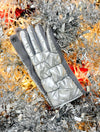 Metallic Puffer Gloves