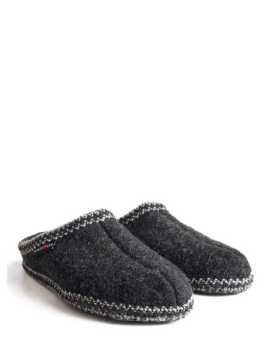 Haflinger AS25 Classic Wool Slipper in Charcoal