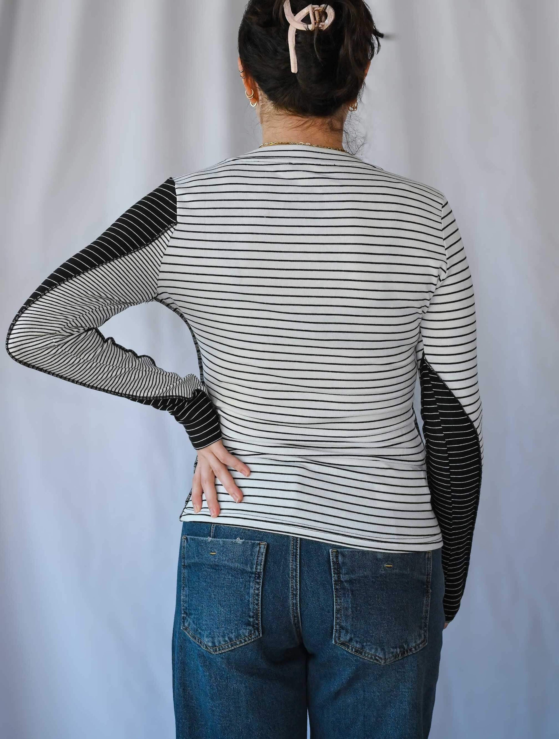 Multi Stripe Knit Top