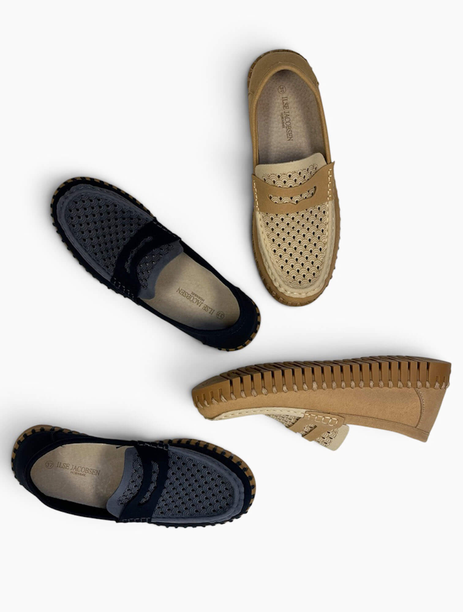 Ilse Jacobsen 3234 Two Tone Penny Loafer