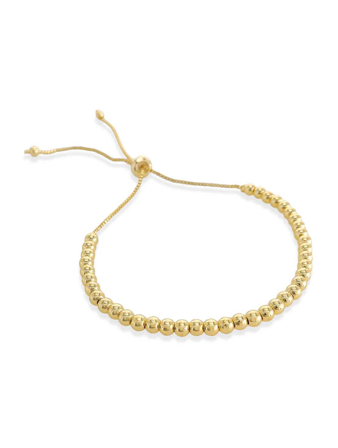 JAYNE Small Heavyweight Sphere Bracelet in Gold