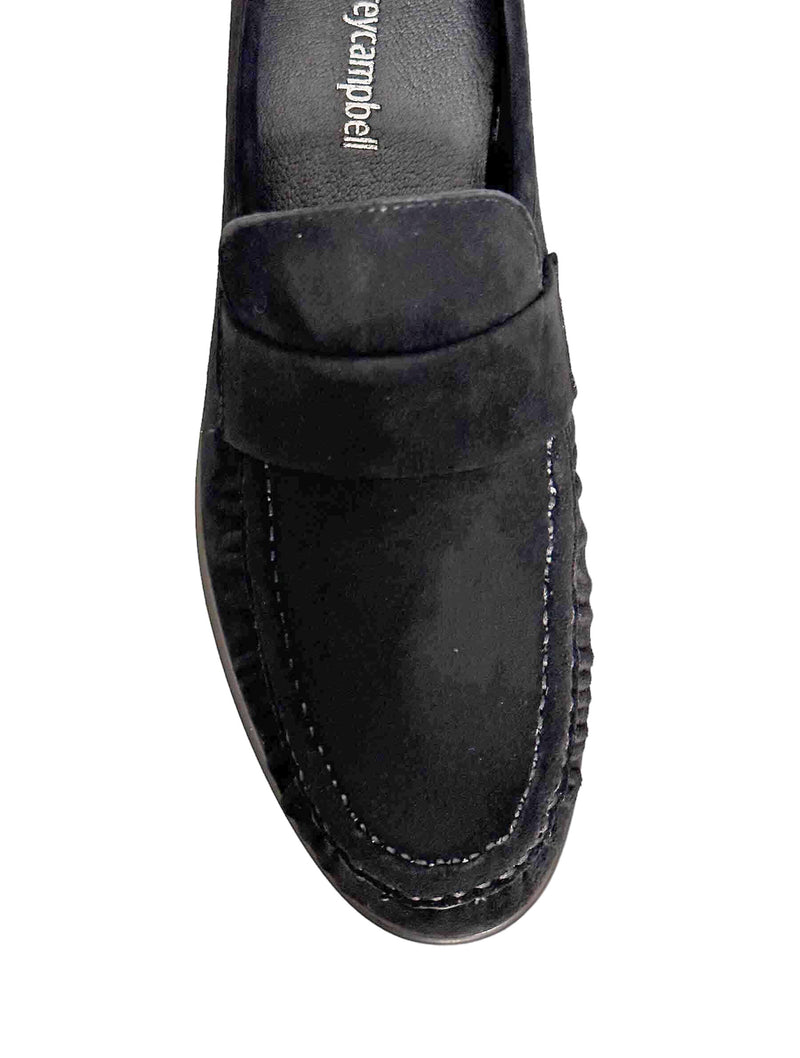 Jeffrey Campbell Societies Loafer in Black Suede