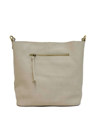 Tessa Convertible Hobo with Link Shoulder Strap in Oyster