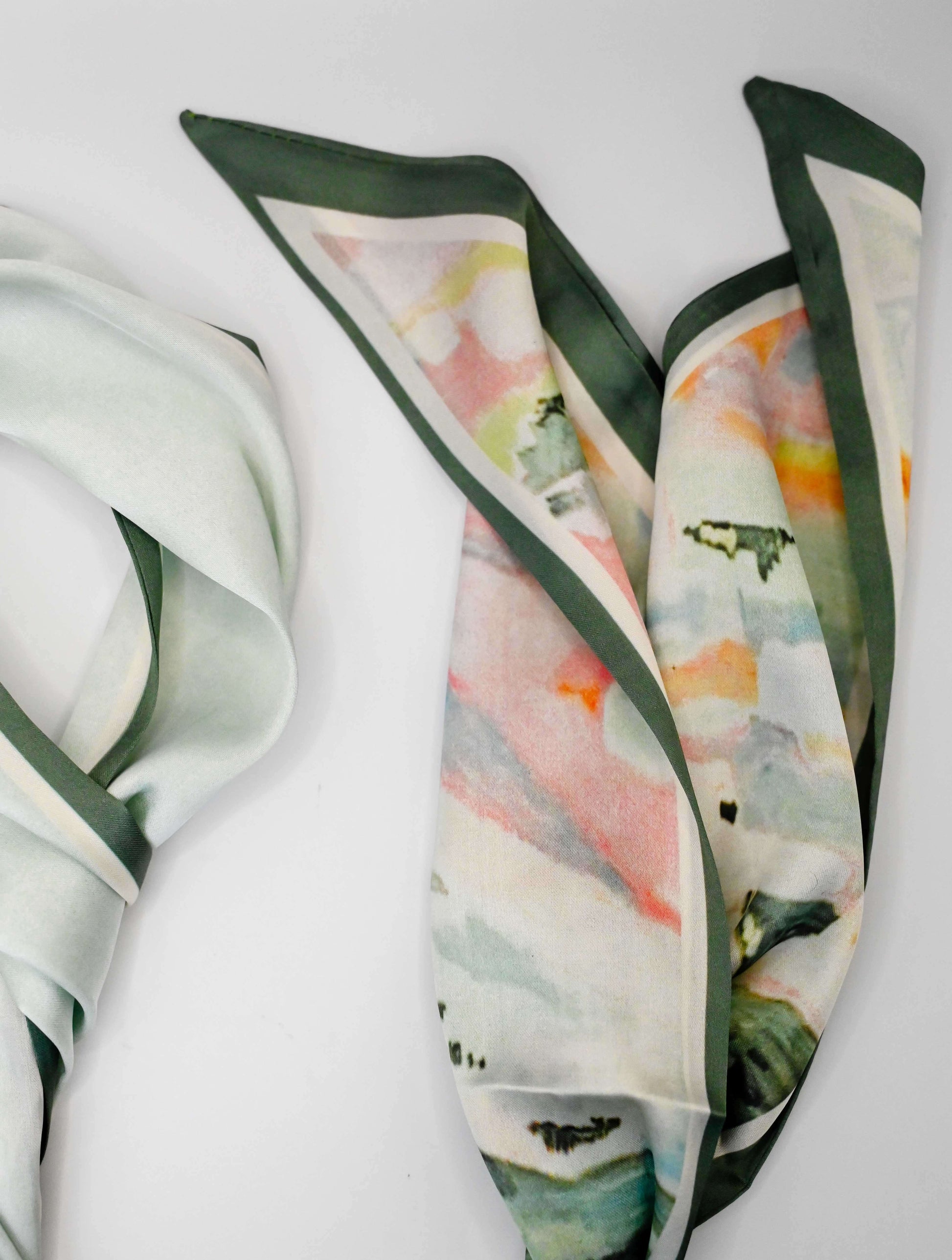 Double Sided Silky Scarf