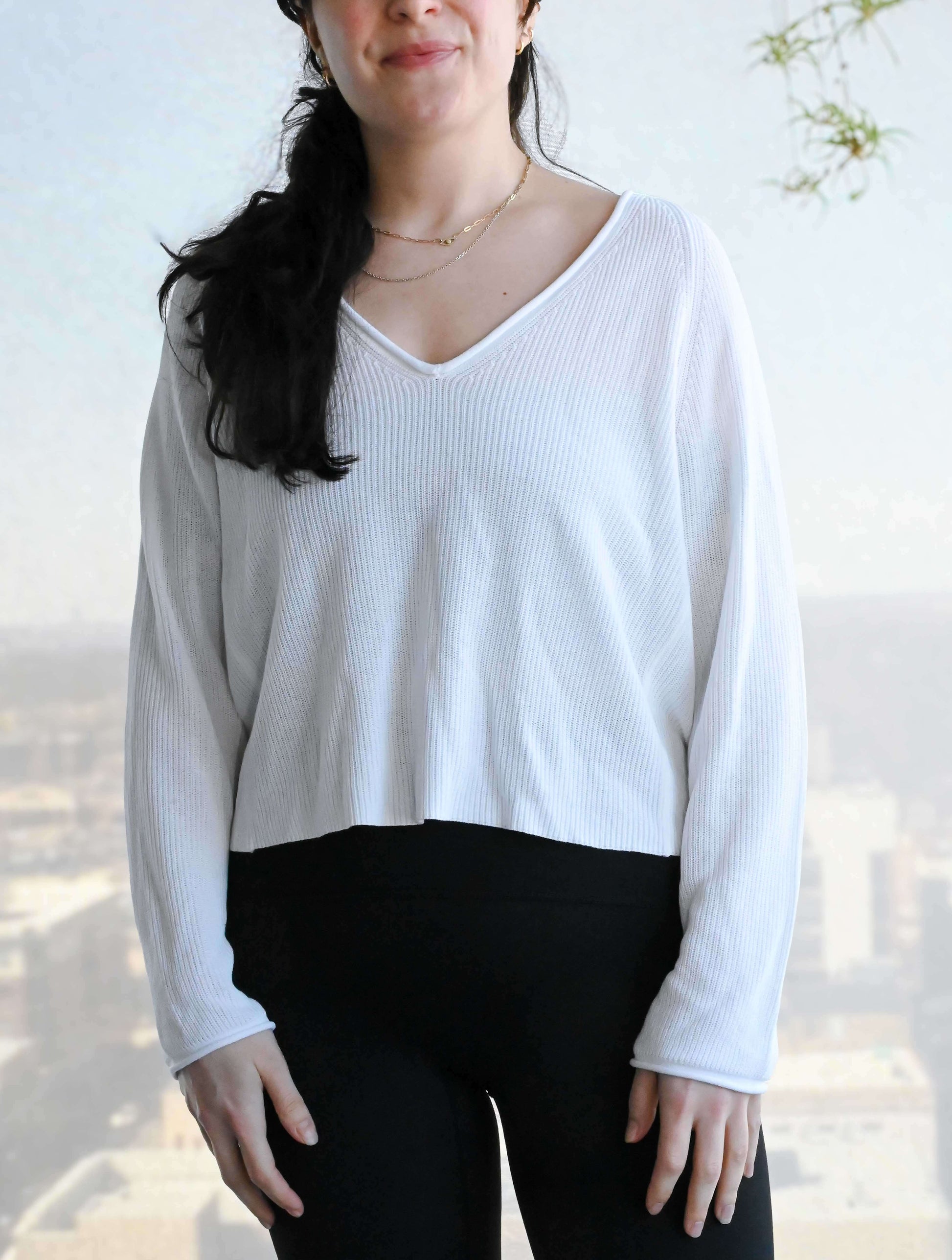 Misu V Raglan Top