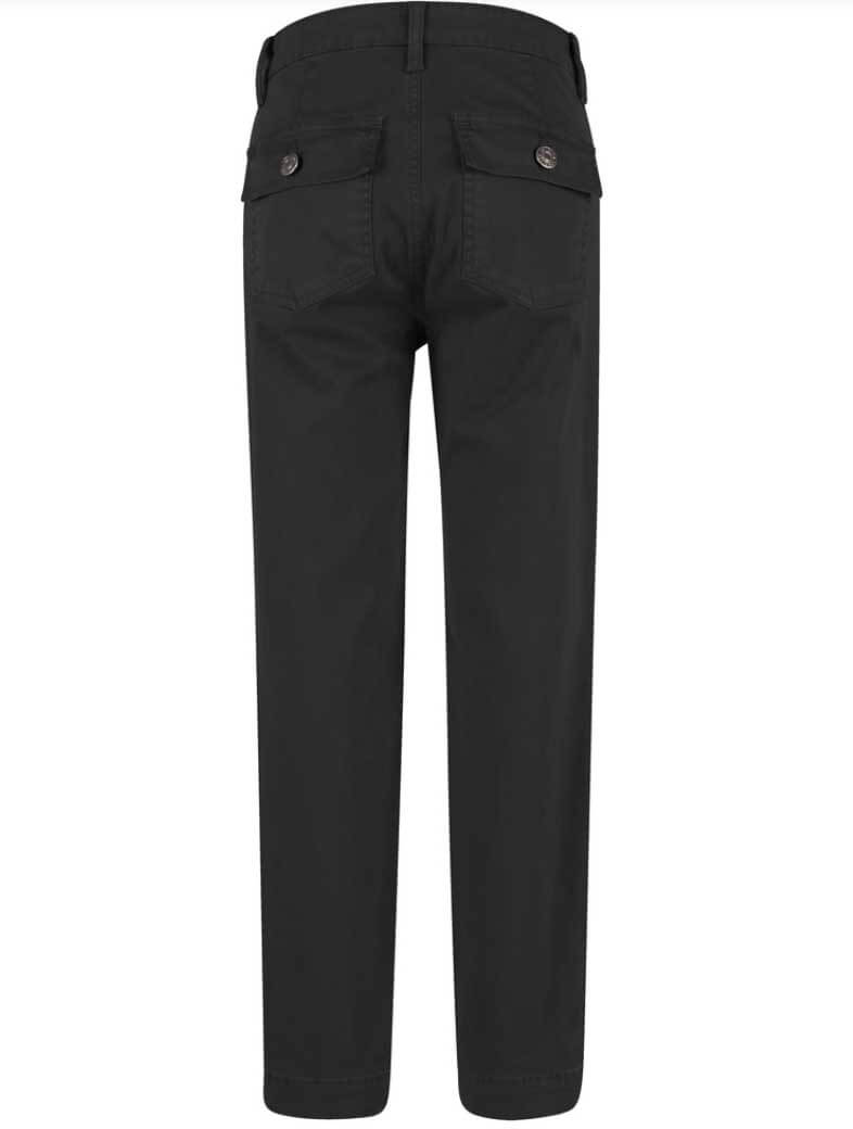 Kut From The Kloth Chris High Rise Straight Leg Jeans in Black