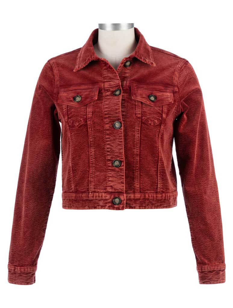 Kut From The Kloth Julie Corduroy Crop Jacket