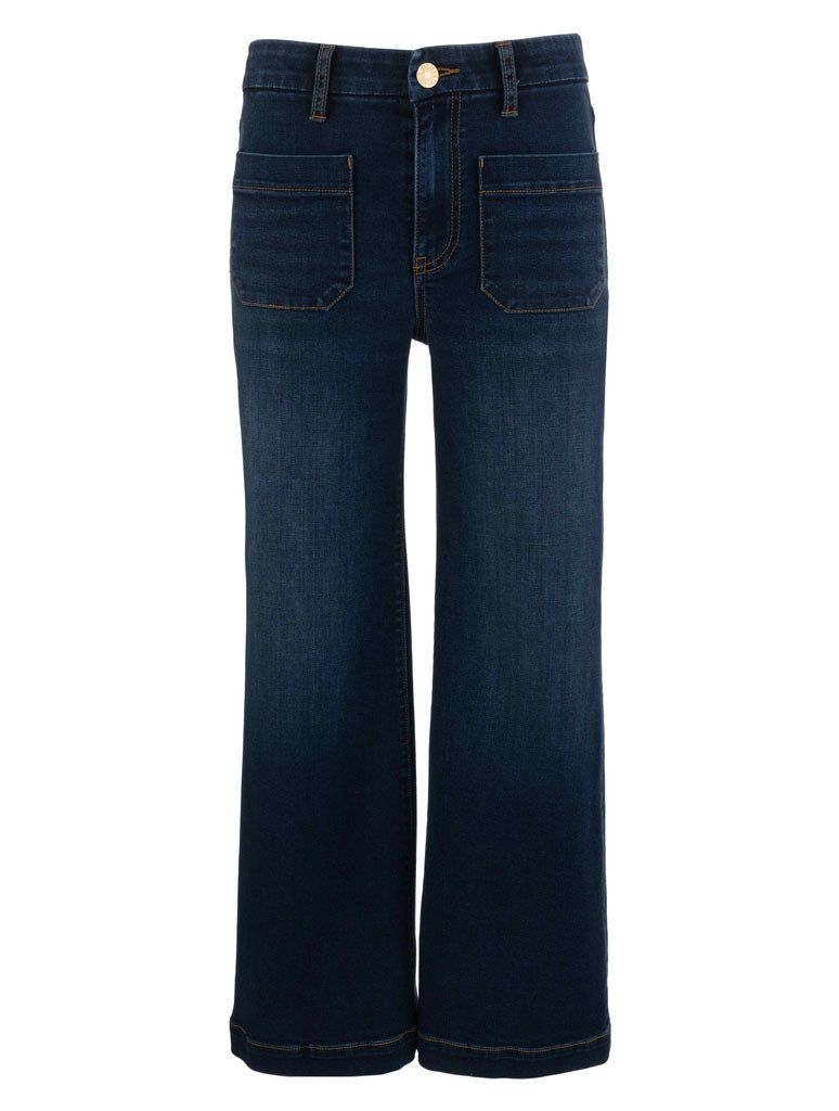 Kut From The Kloth Meg High Rise Wide Leg Jean With Patch Pockets