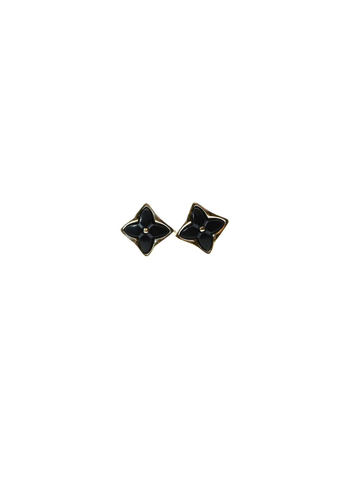 Square Clover Stud Earrings