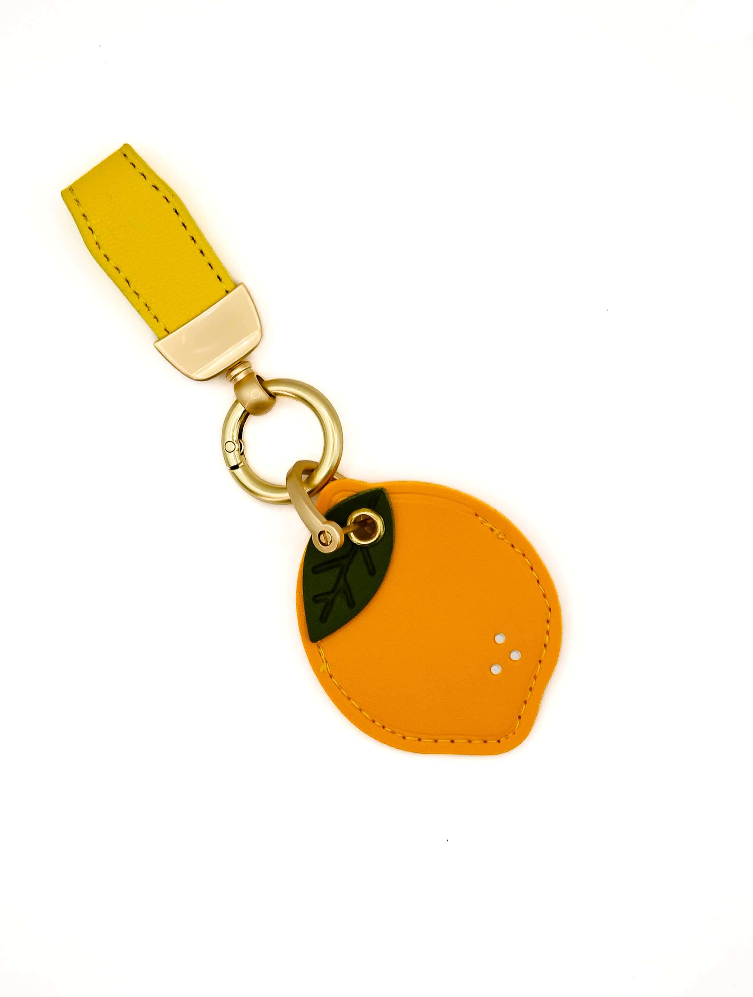 Faux Leather Key Chain/Bag Charm