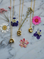 14K Gold Dipped Initial Necklace
