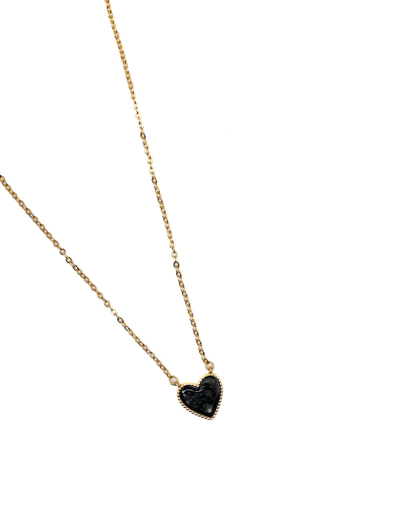 14k Gold Dipped Heart Pendant Necklace