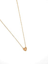 14k Gold Dipped Heart Pendant Necklace