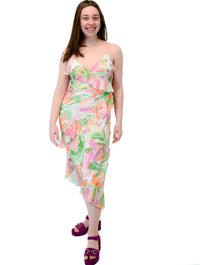 Painterly Love Maxi Dress in Multi Color