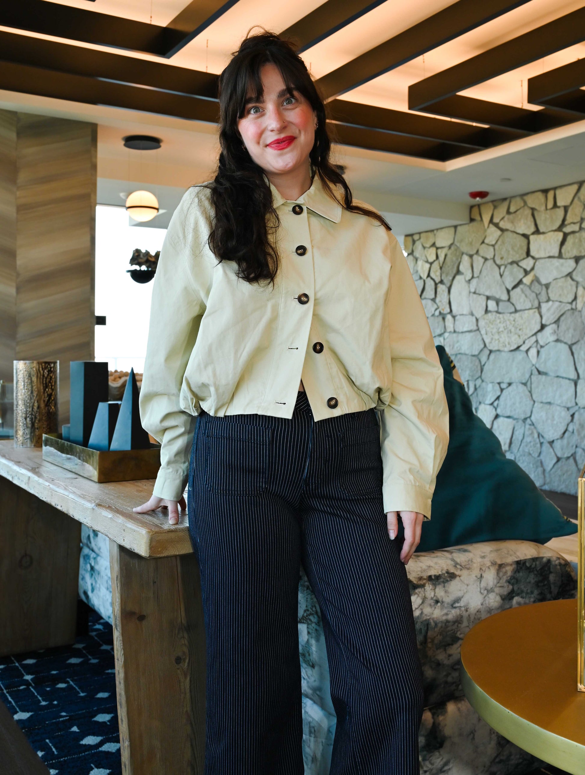 Tiana Bubble Hem Jacket